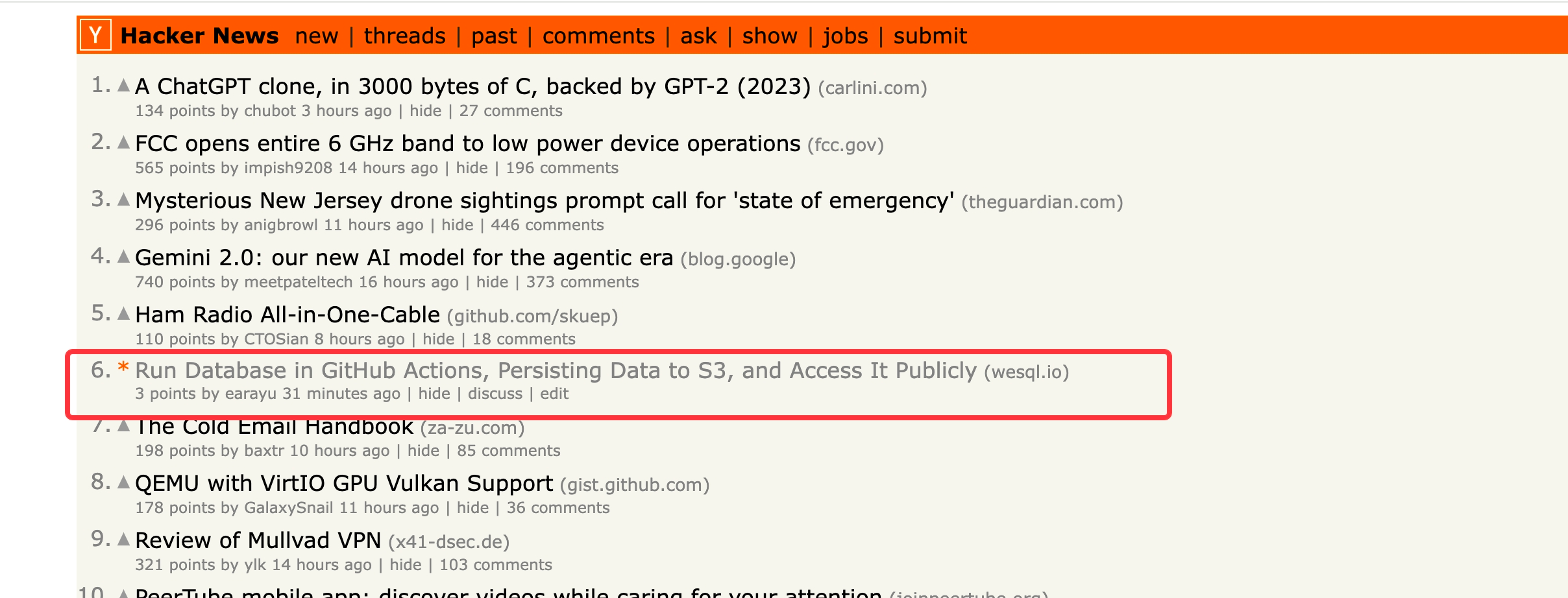 HN Post Example